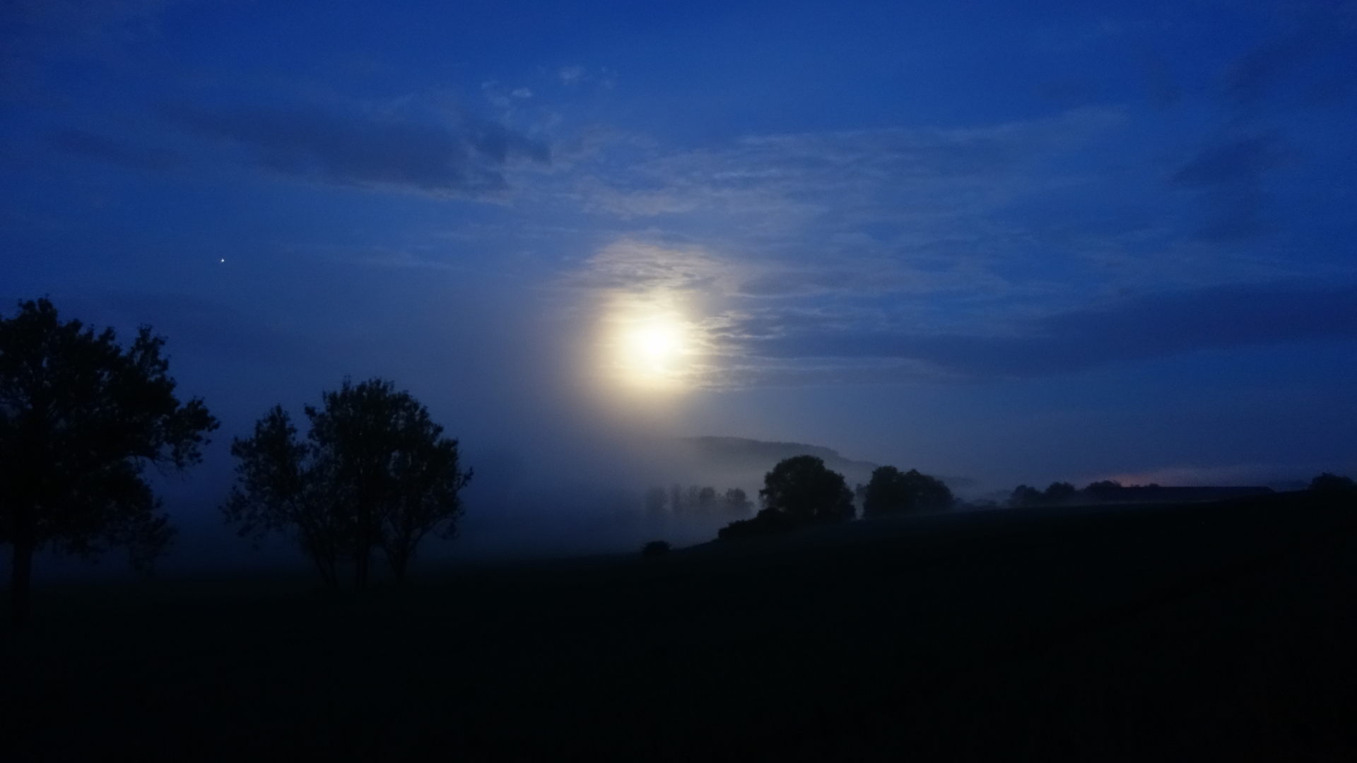 Vollmond bei Gündelbach