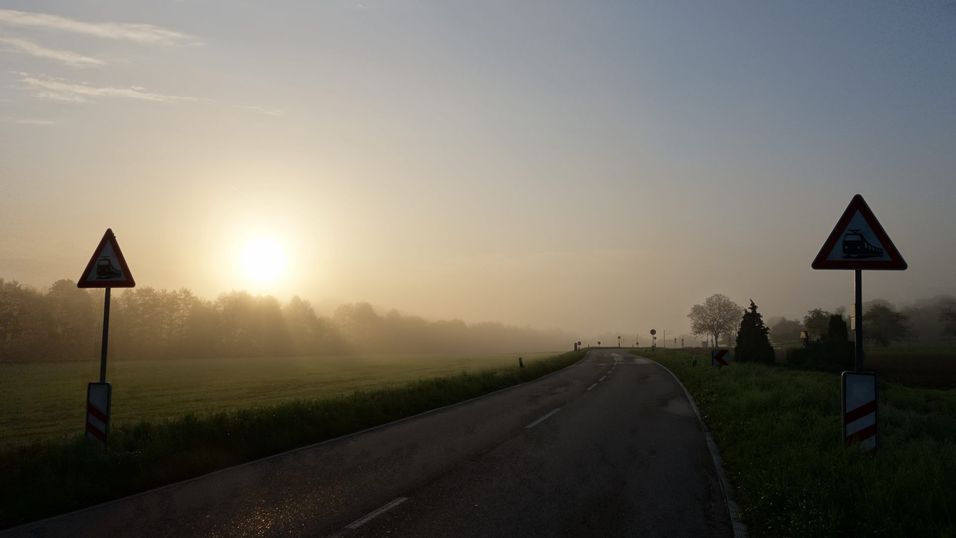 Morgensonne vor Zeutern