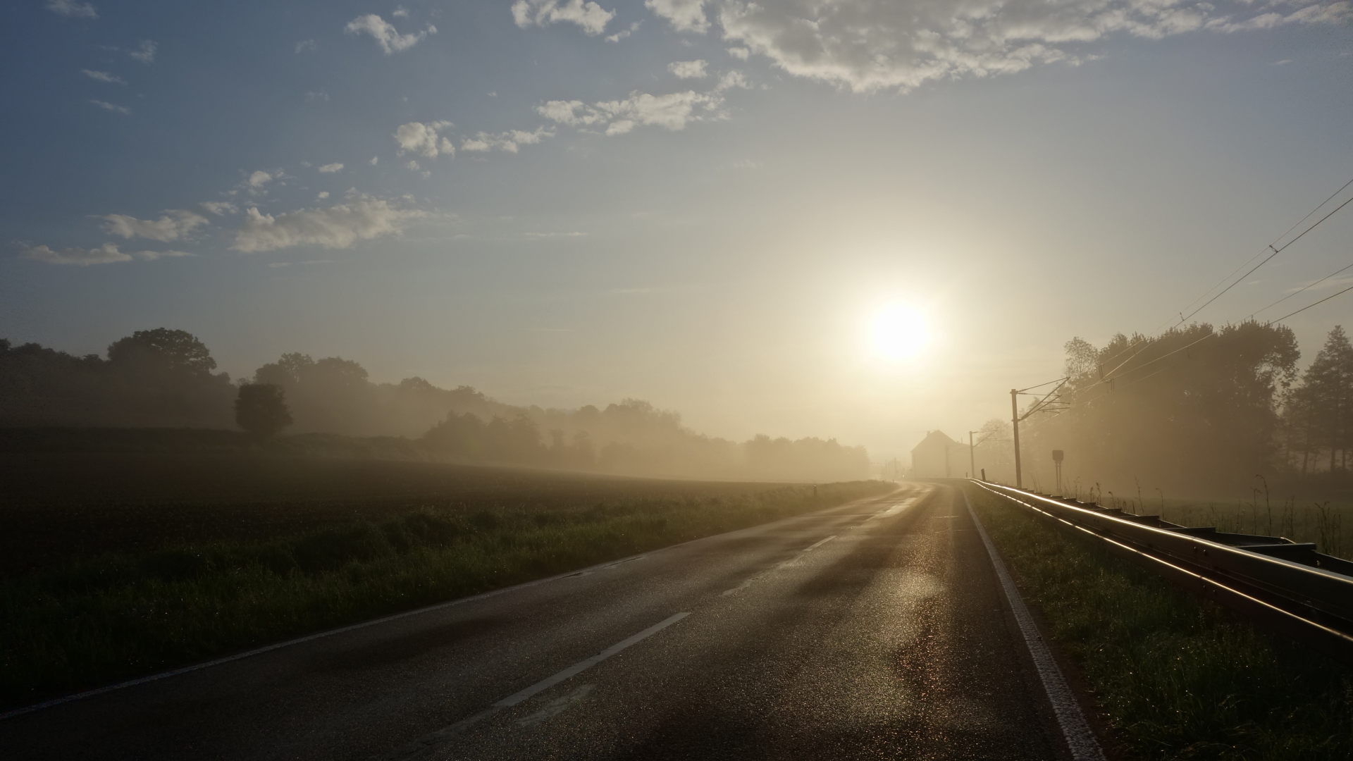 Morgensonne bei Zeutern