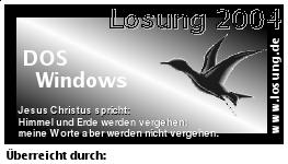 2003-12-09 losung.de Disk Label