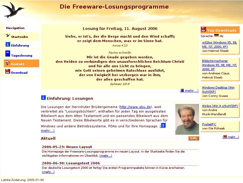 2006-08-11 losung.de. Draft