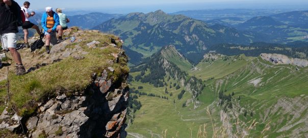 Wanderung Auenhütte – Hoher Ifen – Schwarzwasserhütte (Christusbund-Freizeit 7.8.2017)