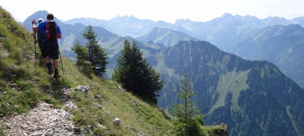 Wanderung Schattenberg – Seeköpfel – Gleitweg – Oytal (Christusbund-Freizeit 8.8.2017)