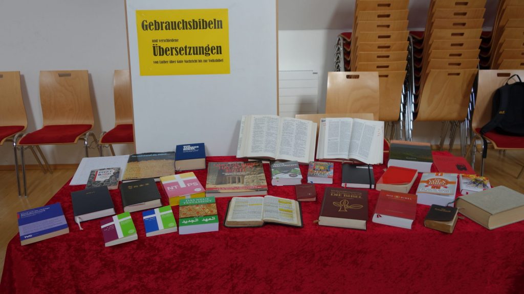 Bibelausstellung Sersheim 2017: Gebrauchsbibeln