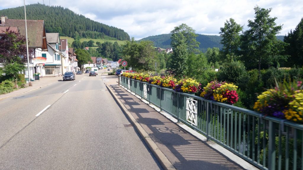 In Baiersbronn auf der langen Geraden