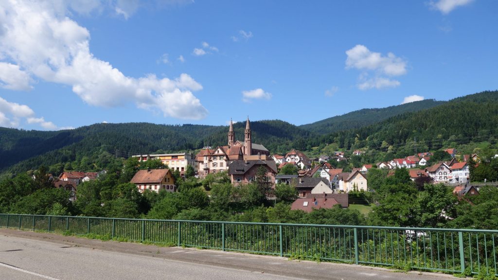 Blick zurück auf Forbach
